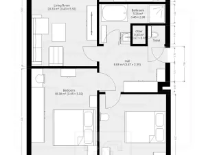 Pronájem bytu 3+kk, Liberec, Gagarinova, 79 m2