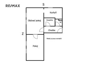 Prodej bytu 2+1, Lovosice, Wolkerova, 52 m2