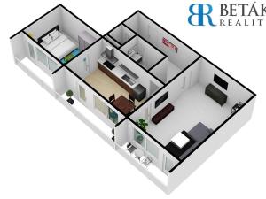 Prodej bytu 2+1, Přerov, Budovatelů, 55 m2
