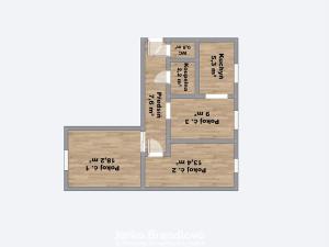 Prodej bytu 3+kk, Ostrava, Gen. Sochora, 56 m2