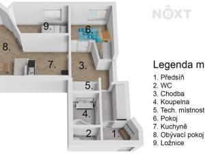 Prodej bytu 3+kk, Břeclav, Sady 28. října, 72 m2