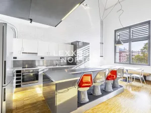 Pronájem atypického bytu, Praha - Holešovice, Na Maninách, 146 m2