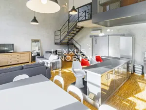 Pronájem atypického bytu, Praha - Holešovice, Na Maninách, 146 m2