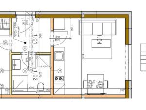 Pronájem bytu 2+kk, Přistoupim, 41 m2