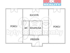 Prodej bytu 2+kk, Most, Jaroslava Ježka, 42 m2
