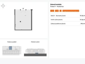 Prodej obchodního prostoru, Praha - Hostavice, Českobrodská, 100 m2