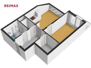 Pronájem bytu 2+kk, Plzeň, 28. října, 47 m2