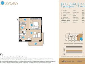 Prodej bytu 2+kk, Praha - Libeň, Nad Kolčavkou, 49 m2