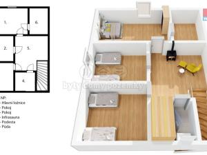 Prodej ubytování, Lampertice, 140 m2