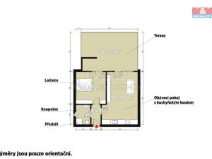 Pronájem bytu 2+kk, Plzeň - Újezd, Rubínová, 47 m2