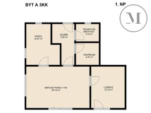 Prodej rodinného domu, Vráto, Na Pěšině, 60 m2