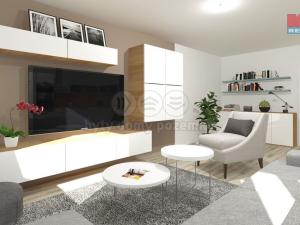 Pronájem bytu 2+1, Jirkov, Ervěnická, 48 m2