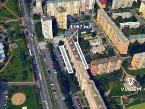 Prodej komerčního pozemku, Praha - Letňany, 1067 m2