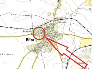 Prodej zahrady, Bříza, 491 m2