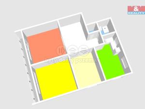Pronájem bytu 3+1, Vrdy - Dolní Bučice, Kosmonautů, 102 m2