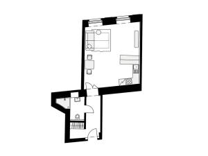 Pronájem bytu 1+kk, Praha, Myslíkova, 43 m2