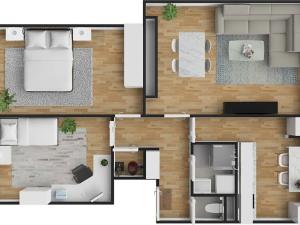 Prodej bytu 3+1, Moravský Krumlov, K. H. Máchy, 72 m2