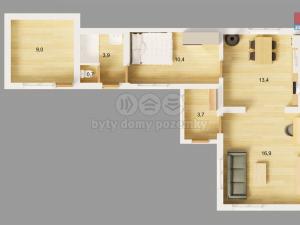 Prodej rodinného domu, Benátky nad Jizerou - Benátky nad Jizerou I, Jizerní, 55 m2