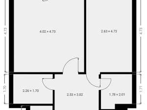 Prodej bytu 2+kk, Praha - Krč, Pacovská, 48 m2