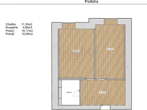 Pronájem bytu 2+kk, Šternberk, Uničovská, 100 m2