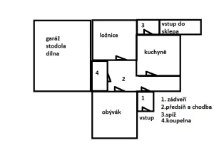 Prodej rodinného domu, Milostín, 150 m2
