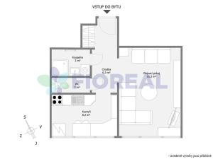 Pronájem bytu 1+1, Kolín, Na Magistrále, 36 m2