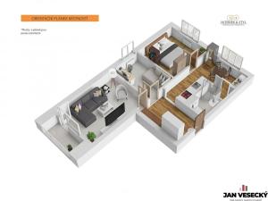Prodej bytu 3+1, Praha - Liboc, Pavlovská, 60 m2
