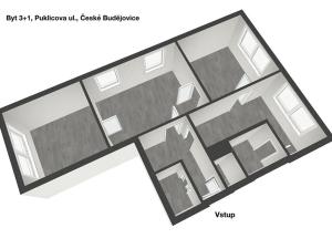 Prodej bytu 3+1, České Budějovice, Puklicova, 64 m2