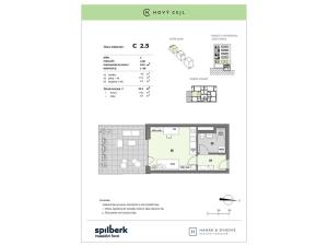 Pronájem bytu 1+kk, Brno, Cejl, 29 m2