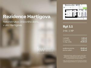 Prodej bytu 1+kk, Praha - Žižkov, Hartigova, 31 m2