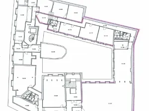 Pronájem kanceláře, Praha - Nové Město, Myslíkova, 424 m2