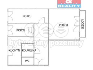 Prodej bytu 3+1, Ostrava - Poruba, Aleše Hrdličky, 64 m2