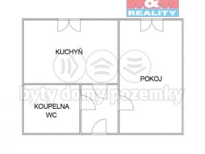 Pronájem bytu 1+1, Ostrava - Moravská Ostrava, Josefa Brabce, 37 m2