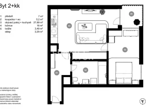 Prodej bytu 2+kk, Praha - Strašnice, Vinohradská, 56 m2