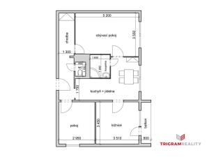 Prodej bytu 3+1, Trutnov - Dolní Předměstí, Náchodská, 73 m2