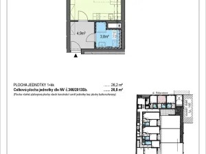 Prodej bytu 1+kk, Brno, Rokycanova, 26 m2