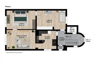 Prodej rodinného domu, Kojetín, Husova, 212 m2