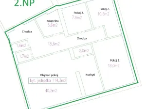 Pronájem bytu 4+1, Kladno, Hajnova, 114 m2