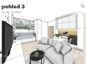 Pronájem bytu 1+kk, Pardubice, Ve Lhotkách, 32 m2