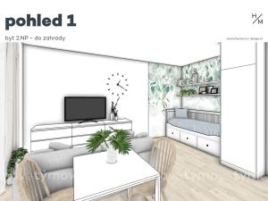 Pronájem bytu 1+kk, Pardubice, Ve Lhotkách, 32 m2