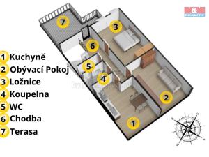 Pronájem bytu 3+kk, Havlíčkův Brod, Holandská, 79 m2