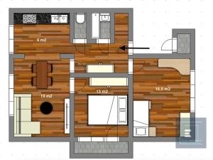 Prodej bytu 3+kk, Praha - Zbraslav, Žitavského, 76 m2