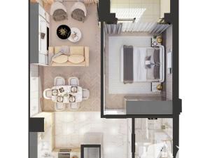 Prodej bytu 1+kk, Sozopol, Bulharsko, 37 m2