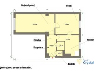 Prodej bytu 2+1, Tachov, 1. máje, 52 m2