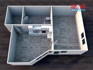 Pronájem bytu 2+kk, Frýdek-Místek - Frýdek, Růžový pahorek, 46 m2