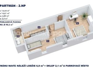 Prodej bytu 4+kk, Vrchlabí, Horská, 90 m2