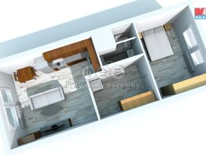 Prodej bytu 1+1, Česká Lípa, Brněnská, 41 m2