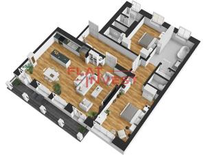 Pronájem bytu 3+kk, Praha - Nové Město, Masarykovo nábřeží, 129 m2
