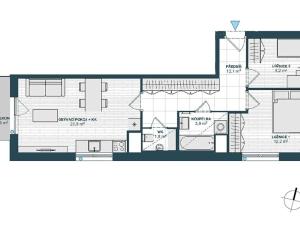 Prodej bytu 3+kk, Praha - Horní Měcholupy, Milánská, 67 m2