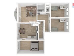 Pronájem bytu 4+1, Domažlice, Petrovická, 89 m2